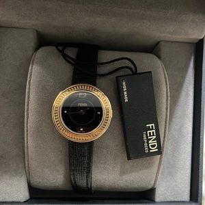 FENDI – Women's Fendi My Way Leather Strap Watch - 36mm